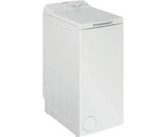 INDESIT | Skalbimo mašina | BTW L60400 EE/N | Energy efficiency class C | Top loading | Skalbimo talpa 6kg | 951 RPM | Gylis 60 cm | Plotis 40 cm | Baltas