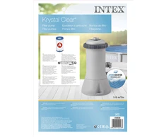 Intex | Kasetinis filtro siurblys | Pilkas