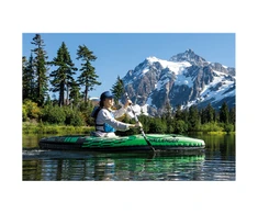 Oars Intex Challenger K1 Kayak, Žalias