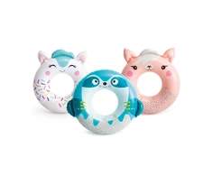 Intex Cute Animal Tubes plaukimo žiedas Atsitiktinė spalva