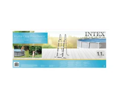 Intex baseino kopėčios su nuimamais laipteliais 110 cm