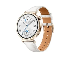 HUAWEI WATCH GT 5 41mm Light Gold White Leather Strap