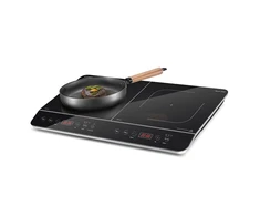 Caso | Hob | Touch 3500 | Induction | Number of burners/cooking zones 2 | Touch control | Timer | Juodas | Ekranas