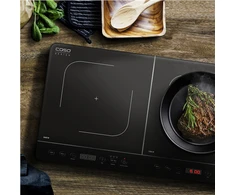 Caso | Hob | Touch 3500 | Induction | Number of burners/cooking zones 2 | Touch control | Timer | Juodas | Ekranas