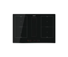 CATA Venting Hob | IAS 7024 | Induction | Number of burners/cooking zones 4 | Slider | Juodas | CATA | Hob with Hood | IAS 7024 | Induction | 77 cm | Number of burners/cooking zones 4 | Juodas | Slider