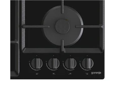 Gorenje | Kaitlentė | GTW641EB | Dujos ant stiklo | Degiklių / virimo zonų skaičius 4 | Sukamosios rankenėlės | Juodas