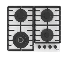 Gorenje | Kaitlentė | GTW642SYW | Dujos ant stiklo | Degiklių / virimo zonų skaičius 4 | Sukamosios rankenėlės | Baltas