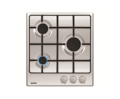 Mikrobangų krosnelė Simfer | Hob | H4.300.VGRIM | Gas | Number of burners/cooking zones 3 | Rotary knobs | Nerūdijantis plienas