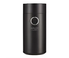 Kavamalė Adler | Kavos malūnėlis | AD4446bs | 150 W | Kavos pupelių talpa 75 g | Dangčio apsauginis jungiklis | Juodas