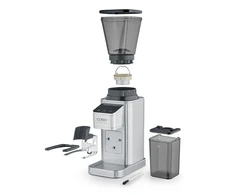 Kavamalė Caso kavos malūnėlis | Barista Chef Inox | 150 W | Kavos pupelių talpa 250 g | Puodelių skaičius 12 vnt(s) | Nerūdijantis plienas