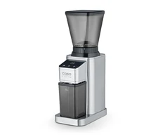 Kavamalė Caso kavos malūnėlis | Barista Chef Inox | 150 W | Kavos pupelių talpa 250 g | Puodelių skaičius 12 vnt(s) | Nerūdijantis plienas