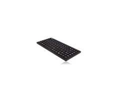 Keysonic KSK-3230 IN Klaviatūra, Antimikrobinė silikoninė apsauga; 100 % atsparus vandeniui, atitinka IP68 standartą; Atsparus spausdinimas apsaugo klavišus nuo blukimo, Anglų kalba, su laidomis, Juodas