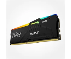RAM Kingstonas | Fury Beast RGB | 32 komplektas (16GBx2) GB | DDR5 | 4800 MHz | PC/serveris | Registracijos Nr. | ECC Nr