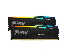 RAM Kingstonas | Fury Beast RGB | 32 komplektas (16GBx2) GB | DDR5 | 5600 MHz | PC/serveris | Registracijos Nr. | ECC Nr