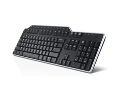 Dell Klaviatūra : Russian (QWERTY) Dell KB-522 su laidu Business Multimedia Klaviatūra su USB jungtimi Juodas