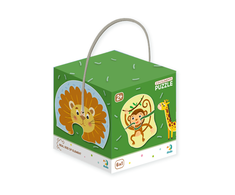 DODO dėlionių rinkinys Gyvūnai, 7 dėlionės 2-4 dalių D, 300153