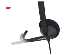 Koss | Ausinės | CS195 USB | su laidu | Ant ausų uždedamos | Mikrofonas | Juodas