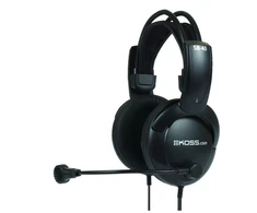 Koss | Ausinės | SB40 | su laidu | Ant ausų uždedamos | Mikrofonas | Juodas