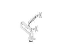 Laikiklis Arozzi Desk Mount | Neo Duo - Gas Spring Monitorius Arm AZ-ALZARE-NEO-DUO-WT | Tilt, Swivel, Rotation | Maximum weight (capacity) 9kg | Baltas