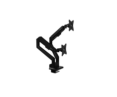 Laikiklis Arozzi Desk Mount | Neo Duo - Gas Spring Monitorius Arm AZ-ALZARE-NEO-DUO-BK | Tilt, Swivel, Rotation | Maximum weight (capacity) 9kg | Juodas