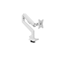 Laikiklis Arozzi Desk Mount | Neo Single - Gas Spring Monitorius Arm AZ-ALZARE-NEO-WT | Tilt, Swivel, Rotation | Maximum weight (capacity) 9kg | Baltas