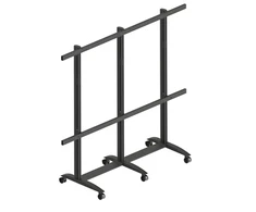 Laikiklis EDBAK Floor stand | TRV400.006 Videoconferencing trolley for Samsung | Height adjustment | 130 " | Maximum weight (capacity) 200 kg | Juodas