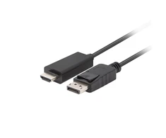 Lanberg | DisplayPort į HDMI kabelis | CA-DPHD-11CC-0030-BK | DisplayPort kištukas | HDMI kištukas | DP į HDMI | 3 m