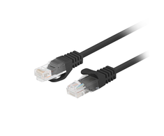 Lanberg | Patch Cord cat. 5E UTP | PCU5-10CC-0750-BK | Wire gauge: 26AWG (7 x 0,16mm) | Juodas