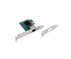 NETWORK CARD LANBERG PCI EXPRESS X1 1X RJ45 2.5GB LOW PROFILE BRACKET