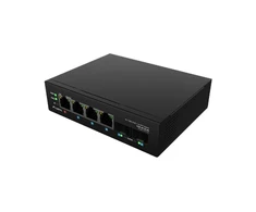Šakotuvas LANBERG ILGE-4P-2S-90 LIGHT INDUSTRIAL POE SWITCH 1XBT 3XAT 2XSFP DIN GIGABIT ETHERNET