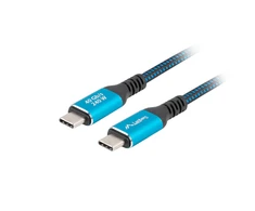 Lanberg | USB-C M/M 4.0 LAIDAS 240W 8K 60Hz | CA-CMCM-44CU-0005-BK