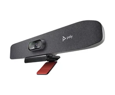 „Poly Studio R30“, garso / vaizdo USB juosta, su automatinio sekimo 120 laipsnių FOV 4K kamera, integruotu garsiakalbiu ir mikrofonu R30