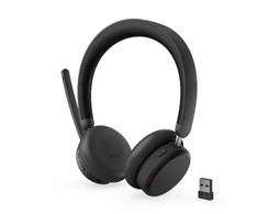 Lenovo Dual-Mode Belaidės ANC Ausinės 6550 (USB-A, Teams) | 4XD1S19777 | Su mikrofonu | Bluetooth | Juodas