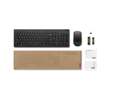 Lenovo | Essential Belaidis rinkinys Klaviatūra ir pelė Gen2 | Klaviatūros ir pelės rinkinys | 2.4 GHz | US Euro | Juodas