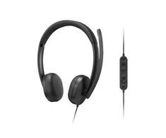 Lenovo su laidu VoIP Ausinės 5000 (Teams) | Su mikrofonu | USB Type-A, USB Type-C | Juodas