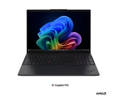 Nešiojamas kompiuteris Lenovo ThinkPad L16 G3 AMD | Juodas | 16 " | IPS | WUXGA | 1920 x 1200 pikselių | Anti-glare | AMD Ryzen AI 5 | 430 | 16 GB | SODIMM DDR5 | Solid-state drive capacity 512 GB | AMD Radeon 840M Graphics | Windows 11 Pro | 802.11be | Bluetooth versija 5.4 | Klaviatūros kalba: anglų | Klaviatūros apšvietimas | Garantija 36 mėn. | Baterija warranty 12 mėn.