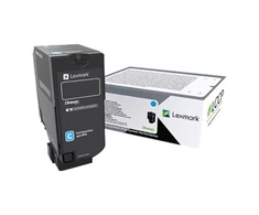 Lexmark CS72x žalsvai mėlyna standartinė našumo dažų kasetė | Lexmark 74C0S20 | CS720 žalsvai mėlynos spalvos standartinio našumo dažų kasetė | Kasetė | Žydra spalva