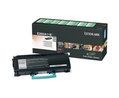 Lexmark E260A11E Cartridge, Juodas, 3500 pages