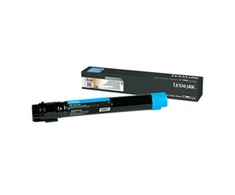 Lexmark X950X2CG | X95x Cyan Extra High Yield dažų kasetė (22K) | Kasetė | Žydra spalva