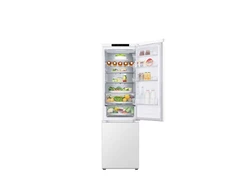 LG | Šaldytuvas | GBV5240DSW | Energy efficiency class D | Free standing | Combi | Height 203 cm | No Frost system | Šaldytuvas net capacity 277 L | Šaldiklis net capacity 110 L | Ekranas | 35 dB | Baltas