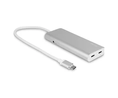 LMP USB-C Hub USB 3.0 (3.1 Gen 1) jungtys quantity 4, Aliuminio, USB 3.0 (3.1 Gen 1) Type-C jungtys quantity 3, Sidabrinis