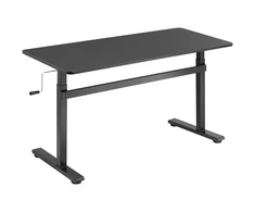 LogiLink Manually adjustable sit-stand desk EO0027 | 70-117 cm | Maximum load weight 40 kg | Juodas