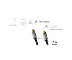 LogiLink Prisijungti | USB 2.0 Type-C | C/M į C/M, PD3, alu | CUA0106 USB 2.0 Type-C laidas | USB-C (vyriškas) | USB-C (vyriškas)