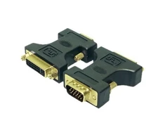 LogiLink® DVI Adapteris DVI-I moteriškas - VGA DSUB vyriškas | Prisijungti | Vga į dvi adapteris | Juodas | HD DSUB 15 kontaktų vyriškas | DVI-D (24+5) moteris