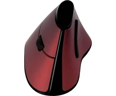 LOGILINK ID0159 LOGILINK - Ergonomiška vertikali pelė, bevielis 2,4 GHz, raudonas