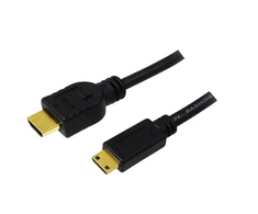 „Logilink“ | HDMI į „Mini HDMI High Speed“ | CH0021 | HDMI kištukas (A tipo) | „Mini-HDMI“ (C tipo) kištukas | HDMI į HDMI | 1 m