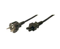 LogiLink Prisijungti | Juodas CEE7/7 Schuko | C5 jungtis