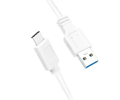 LOGILINK CU0175 LOGILINK - USB 3.2 Gen1x1 laidas, USB-A kištukas iki USB-C kištukas, baltas, 1,5 m