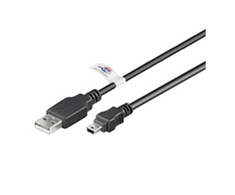 LogiLink Prisijungti | USB MINI-B 5 kontaktų 180 Cert 1,8m | USB-A į mini-USB Mini-USB B | USB A