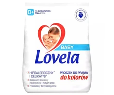 Lovela Baby hipoalerginiai skalbimo milteliai kūdikių ir vaikiškų drabužių spalvotiems, 1,3kg